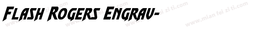 Flash Rogers Engrav字体转换